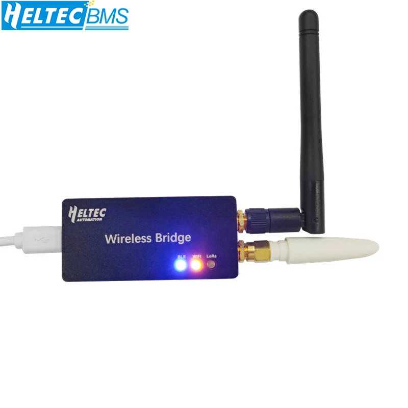 Mostek bezprzewodowy LoRa z anteną Sygnały „WiFi/Bluetooth – LoRa” ESP32 SX1276 Obsługa środowiska Arduino Czujnik Heltec IOT