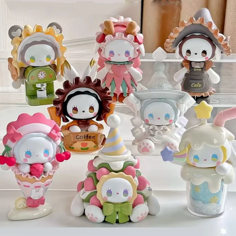 

Cute EMMA Secret Forest Coffee Shop Series Blind Box Desktop Decoration Collection Ornament Trendy Toy Mystery Box Surprise Gift
