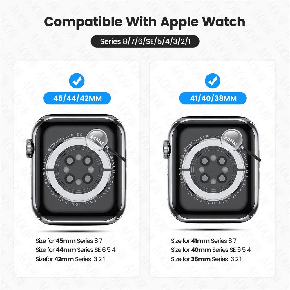 Transparent Strap for Apple Watch iwatch Ultra 8 7 6 5 49mm 40mm 41mm 44mm 45mm Men Women Clear TPU Waterproof Bracelet Band