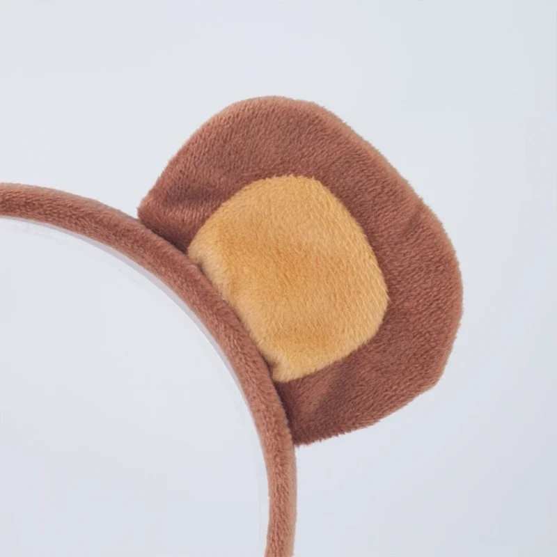 Conjunto de disfraz de oso, corbata de cola con orejas de oso, accesorios de disfraz de fantasía de animales para niños y niñas, accesorios de Cosplay de Halloween