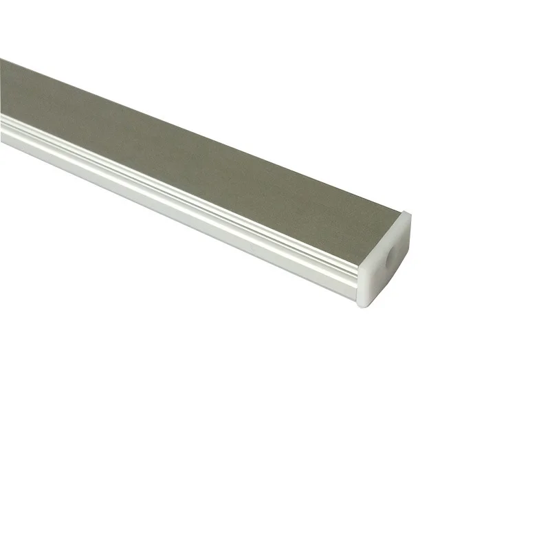Aluminum U-Shaped Lathe, Suitable for 5050 5630 LED Strip with Milky White and Silver Cover, Suitable for Strip Package 2-26 LED