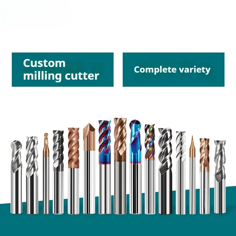 

Customized non-standard tungsten steel milling cutter, custom-made tool, CNC taper forming knife, T-shaped knife, CNC end mill