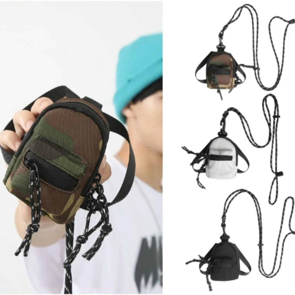 New Mini Pendant Bag Key Headset Card Storage Bag Men Travel Backpack Small Chest Bag Travel Handbag Wallet for Women Coin Purse