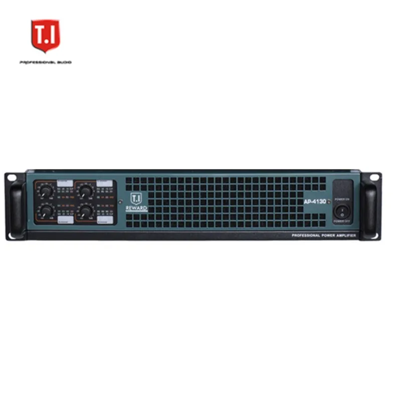 1300W Four-Channel Transformer Power Amplifier, High-Performance Pro Audio Gear for Professional Stage Speaker System Matching