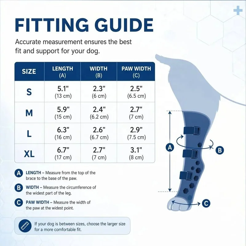 Dog Paw Shoe Ankle Stabilizer Sprain Fracture Post-Surgery Walk Support Breathable Eco-Friendly