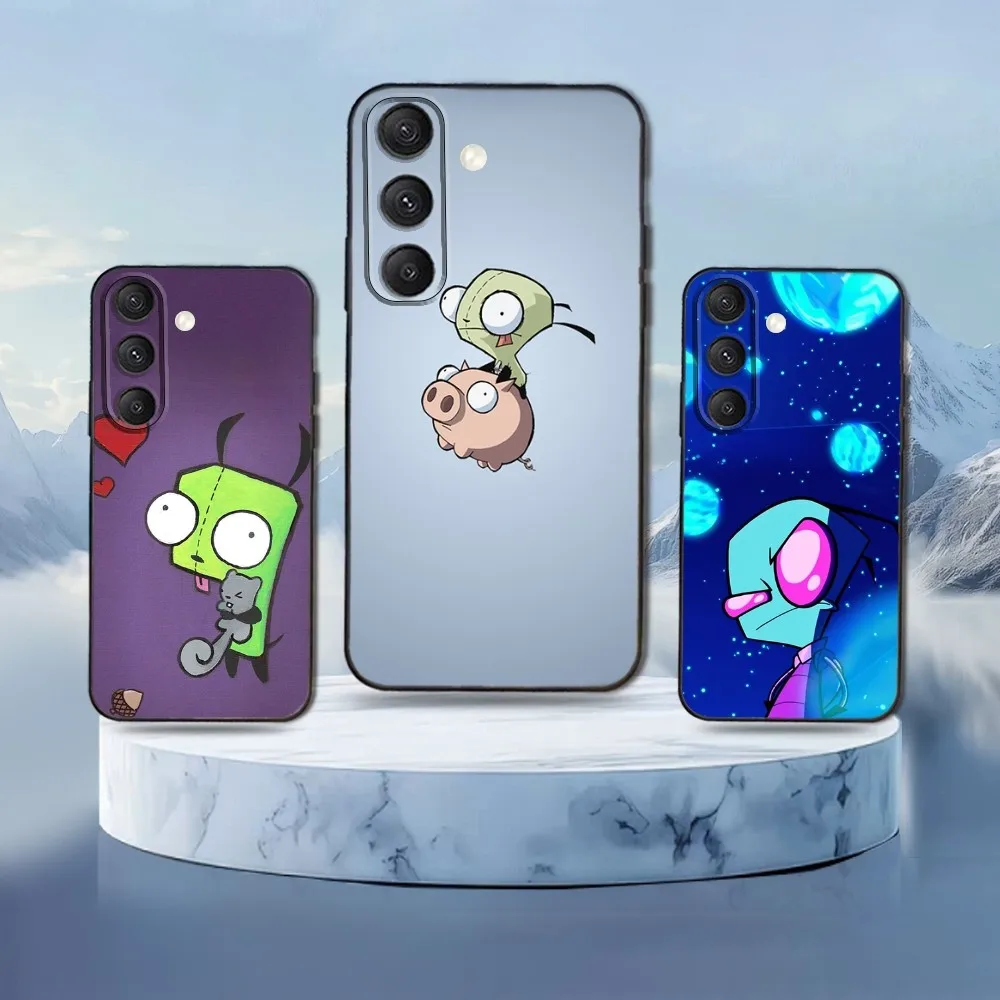

I-Invader Zim Gir Phone Case For Samsung Galaxy S25,S24,S21,S22,S23,S30,Ultra,S20,Plus,Fe,Lite,Note,10,9,5G Black Cover