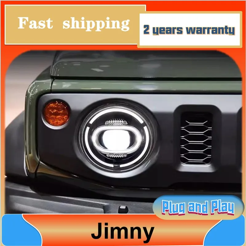 Car Styling for Suzuki Jimny Head Lamp 2018-2020 Jimny Headlight DRL Turn Signal Low High Beam Projector Lens