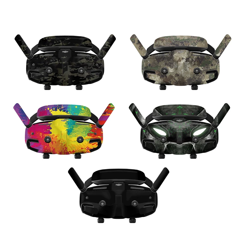 Drone Stickers For Dji Avata 2 Goggles 3 Scratch-resistant Waterproof Colorful Protection Drone Decals For Dji Avata2 Accessorie