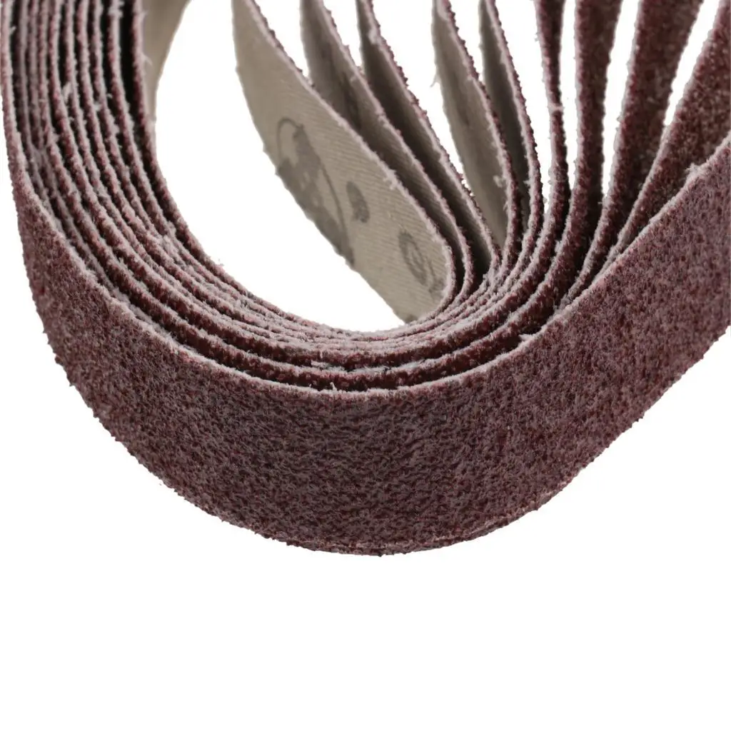 Heavy Duty Sanding Belts 1x30 Abrasive Aluminum Oxide Strip Metal Finishing for Belt Sander Machines