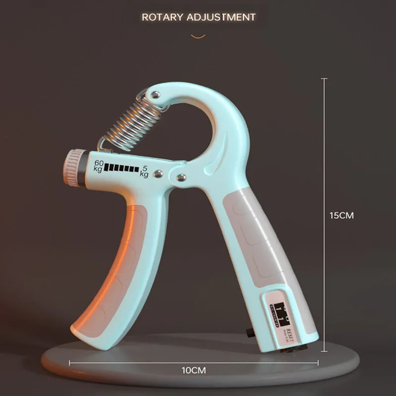 5-60 كجم قابل للتعديل على شكل حرف R قبضة قوة الربيع اللياقة البدنية اليد التمارين قبضة المعصم قوة زيادة الربيع أجهزة لياقة بدنية