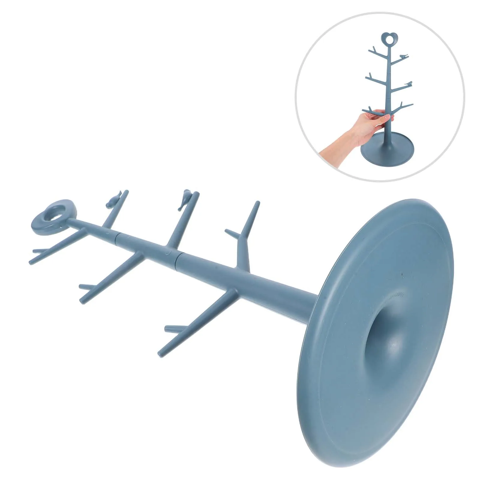 

Household Cup Holder Plastic Mug Rack Kitchen Drying Holder for Cups Mugs Bottles Coffee Cup Organizer Mug Tree