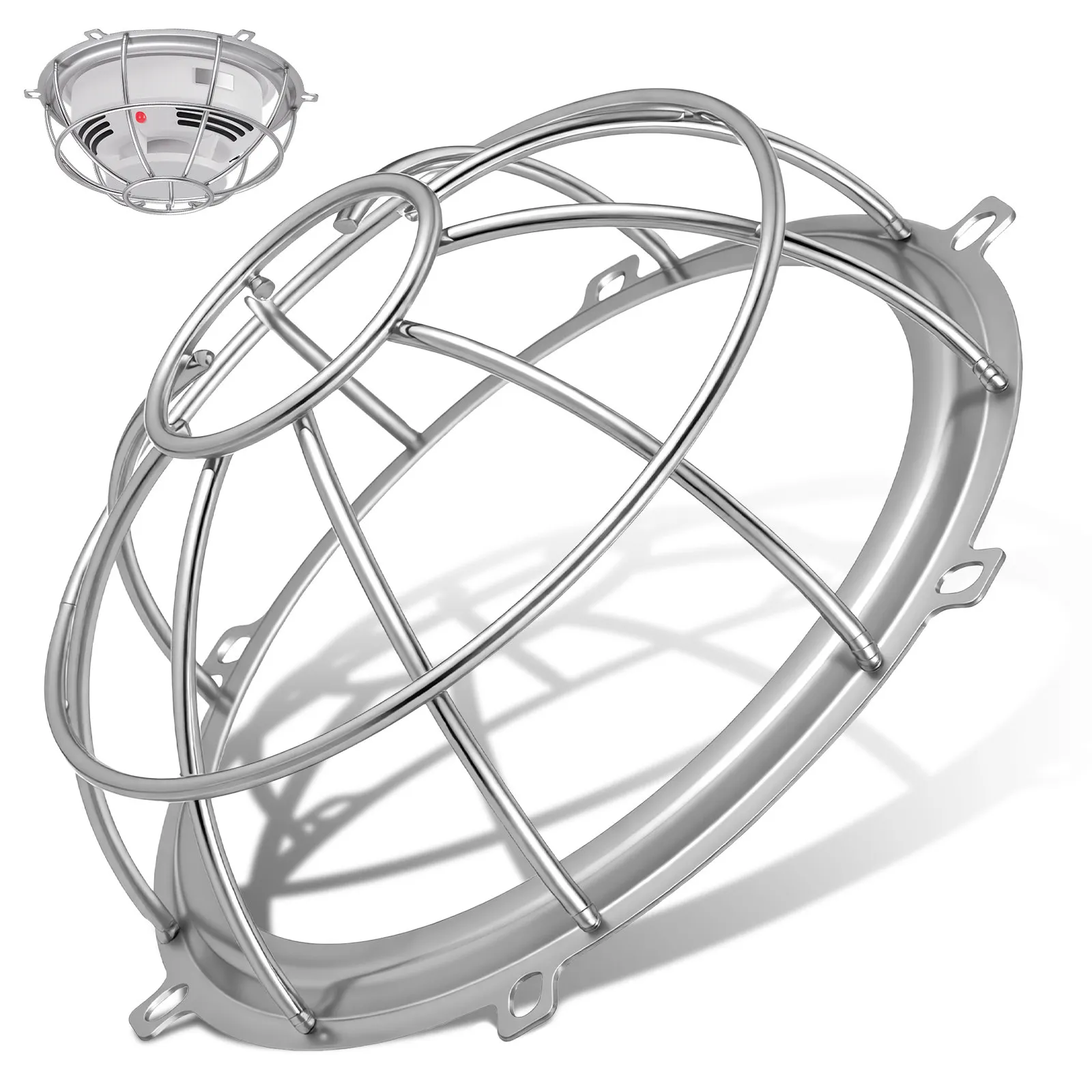 

Smoke Protective Cover Metal Fire Sprinkler Guard For Home Fire Protection Easy Install Alarm Cover Decorative
