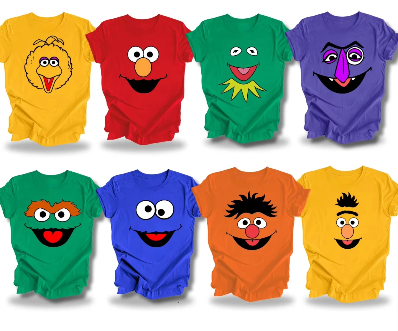 Cartoon-Charakter T-Shirt |   Familien-T-Shirt |   Makeup Ball T-Shirt |   Halloween-Kostüm-Gedenk-T-Shirt mit Aufdruck für den Alltag