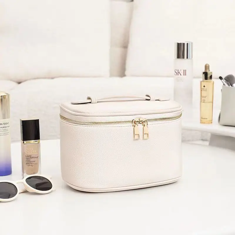 Makeup Bag 2024 New Women\'s Portable Instagram Handheld Travel Small Cosmetics Toiletries Storage Bag
