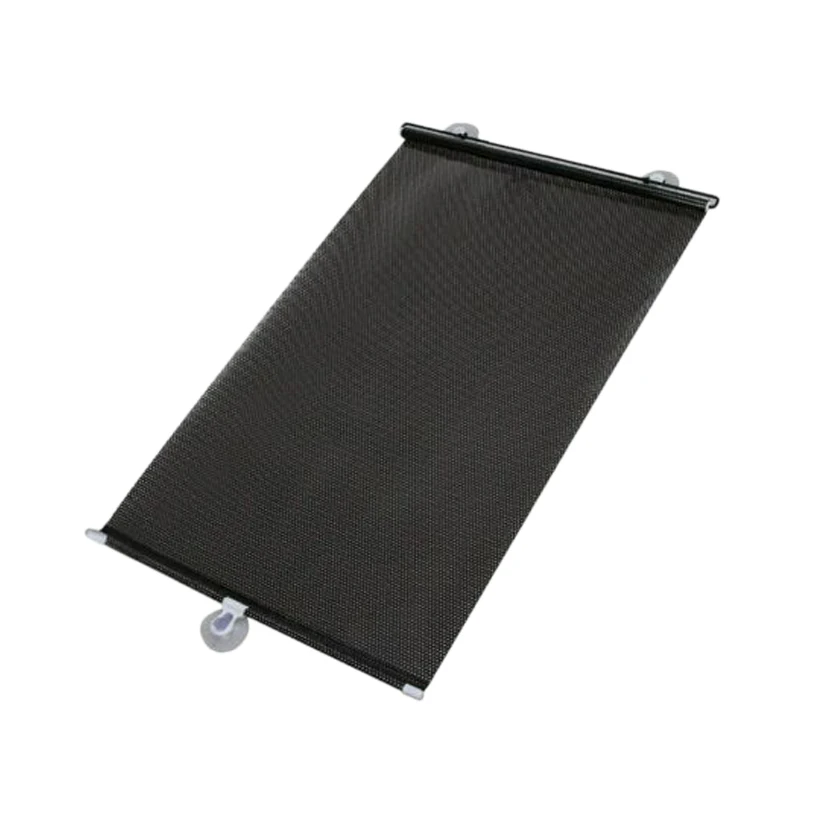 Car Retractable With Uv Front Windshield Curtain Automatic Sunshade Sun Shade Net Cover Black