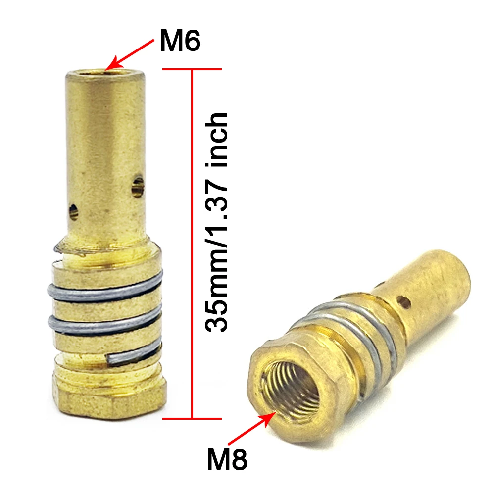 21Pcs 14AK/15AK Gaslose Düse Tipps Schweißen Kit Flux Core Gaslose Düse Schweißen Tipps Ersatz für MIG schweißer Schweißen Werkzeuge – Detail 5