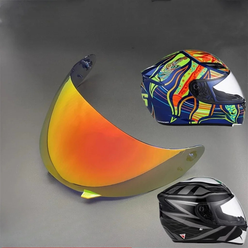 

Visor Motorcycle Helmet Visors for Agv K3 K4 Helmet Lenses High Definition Sunscreen Universal Day and Night Windshield Mirror