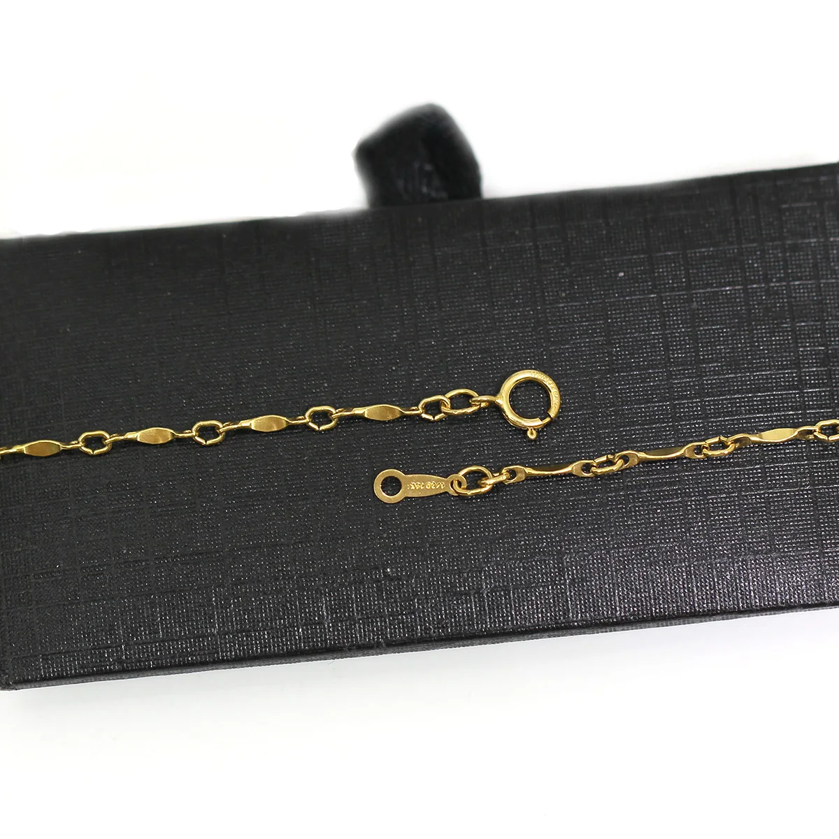 Beadsnice 14K Gold Filled Fine Link Chain Clasp Necklace