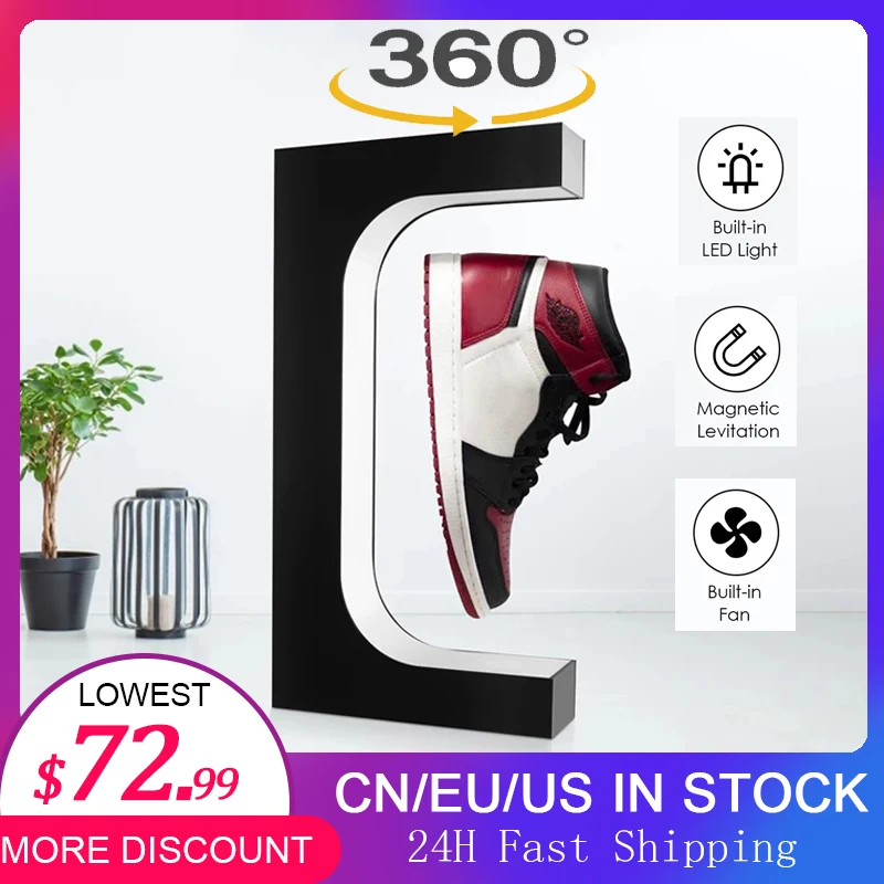 Magnetic Levitation Floating Shoe Display Stand, Sneaker Stand, Home Furniture, EU and US Warehouse, Fast Shipping