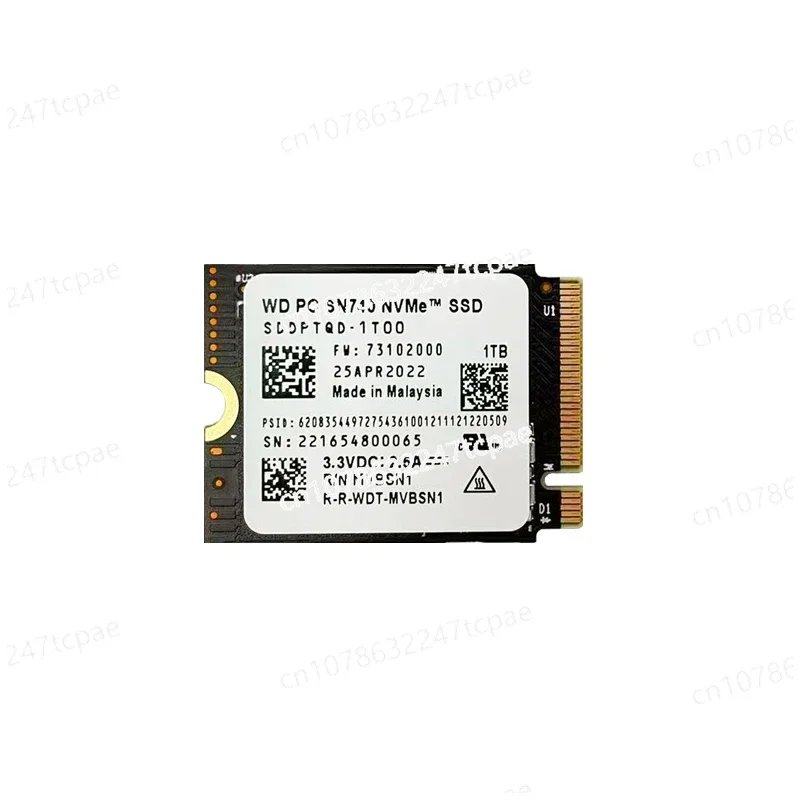 WD/Western Digital SN740 M.2 2230SSD Solid State Drive PCIE4.0x4 NVMe1T/2T Convertible 2242