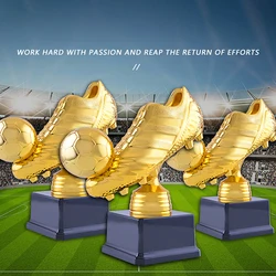 European Golden Shoe Football Soccer Award Trophy Best Shooter Shoe Boot Fans Souvenir Cup Gift Crafts