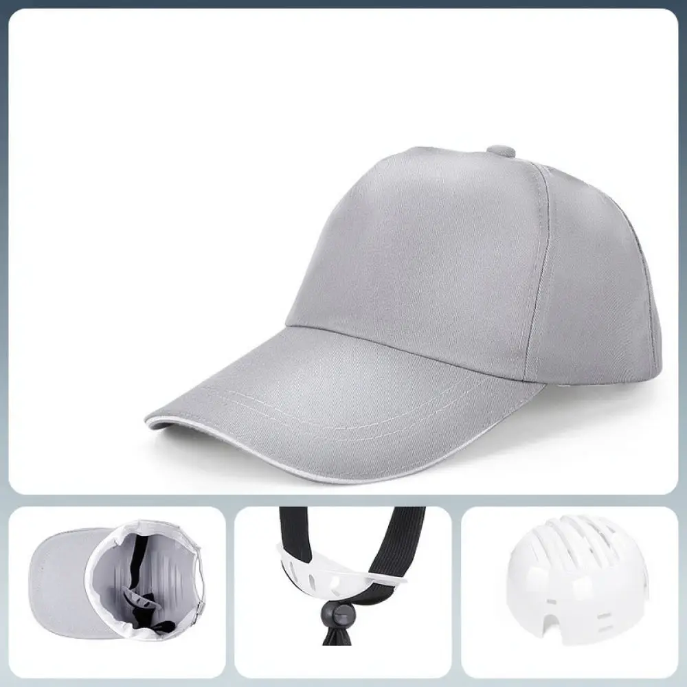 Durable Safety Bump Cap With ABS Protective Breathable Baseball Hat For Workshop Maintenance And Warehouse Logistics Staff