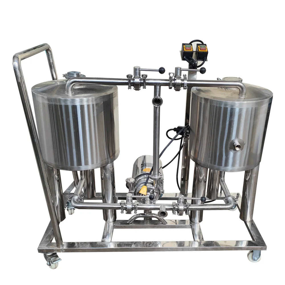 GHO 50L/100L CIP system with beer brewing system trolley on-site cleaning