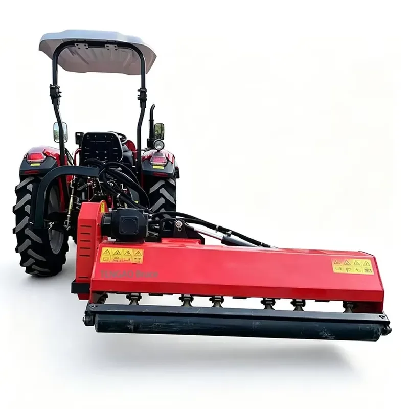 Turn up 90 Degrees Side Mounted Flail Mower Hydraulic Side Shift up to 80cm PTO Driven Flail Mulcher