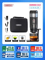 HiBREW Portable Coffee Machine for Car & Home,DC12V Expresso Coffee Maker Fit Nexpresso Dolce Pod Capsule Coffee Powder H4A