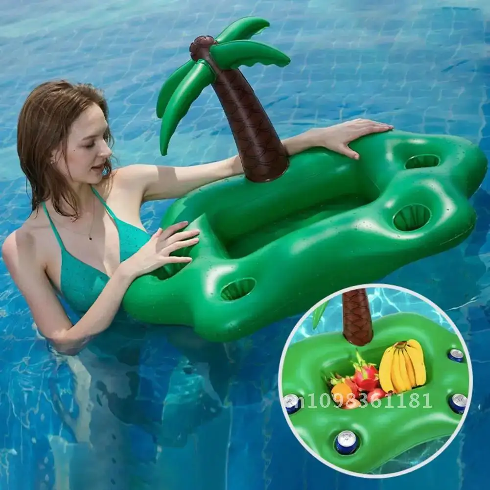 Water Toy Serving Beach Toy Reused Swim Pool Tray Bar PVC Inflatable Pool Supply Ice Salad Swimming