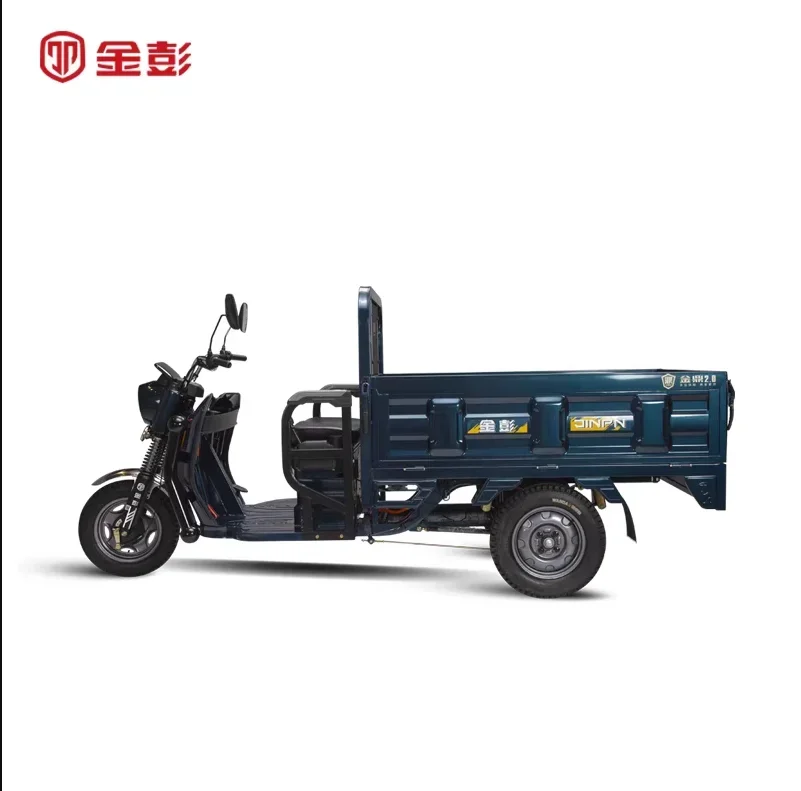 2024 In Stock China E-Trikes 3 Wheels Loading And Dumping Cargo Electric Tricycles Motorcycle Three Wheel Adult