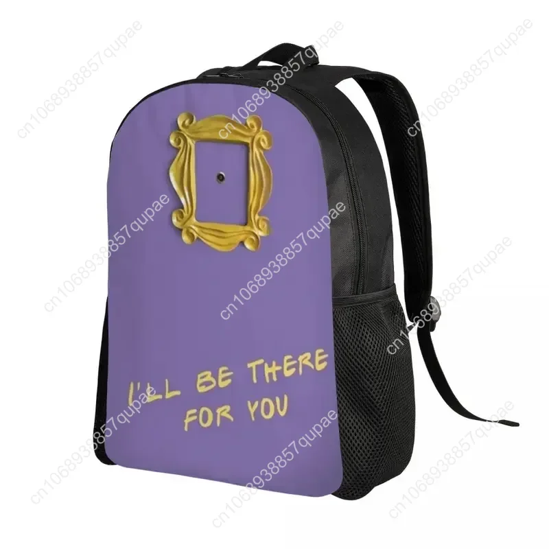 I'll Be There for You Travel Backpack Men Women School Computer Bookbag Friends TV Show College Student Daypack Bags