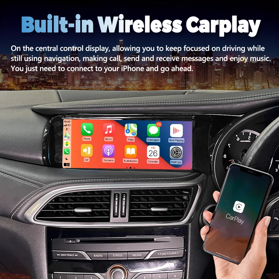 RHD Car Multimedia Player For Infiniti QX30 Q30 2015-2018 10.25