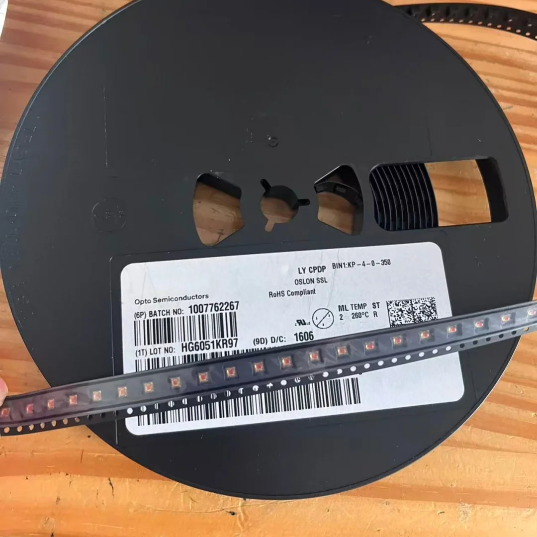 170PCS LY CPDP LYCPDP YELLOW 589NM SMD LED BIN1:KP-4-0-350 350mA 2.25V Viewing Angle: 150° LAMPS