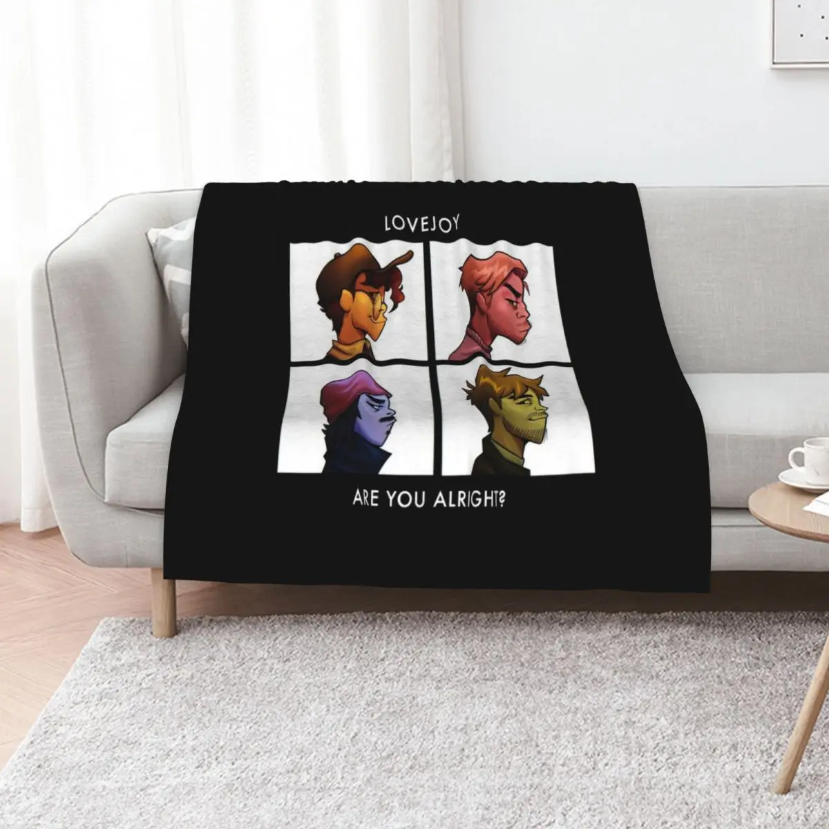 lovejoy band tshirt - lovejoy band hoodies - lovejoy band sticker Throw Blanket Heavy christmas decoration Camping Blankets
