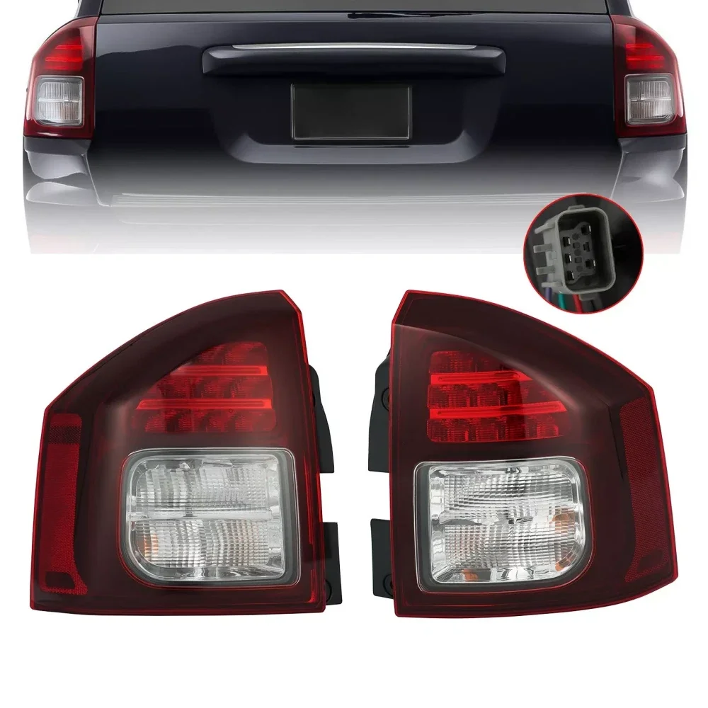 LED Tail light Rear Bumper Light Tail Stop Brake Lamp Turn Signal Warning 5272909AB 5272908AA For Jeep Compass 2014 2015 2016