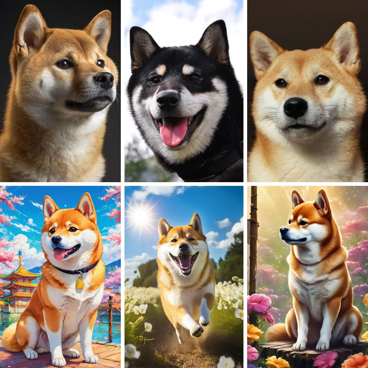 

Shiba Inu Dog Unframed Diamond Art Painting , Japanese Puppy DIY Crystal Mosaic Kit , Pet Lover Decor Japan Travel Gift