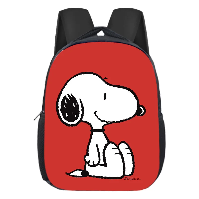 Mochila de Snoopy para niños, mochila escolar con variedad de patrones de dibujos animados, creativa, de gran capacidad, para estudiantes, novedad