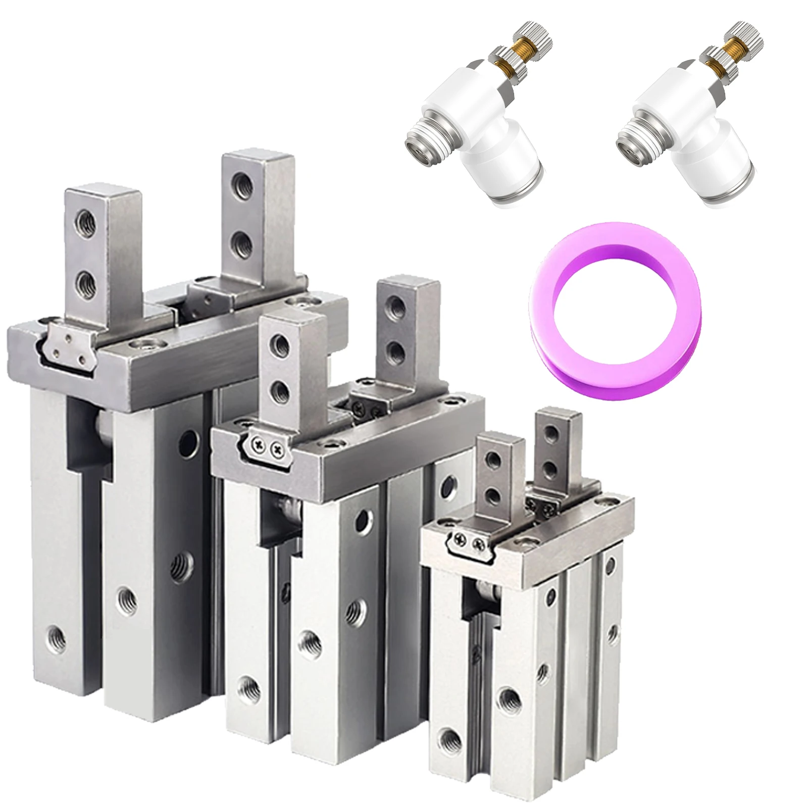 

MHZ2 Пальцевой цилиндр Зажим Параллельный захват Маленький пневматический зажимной захват 16D/20D-25D/32D/40D для промышленного использования