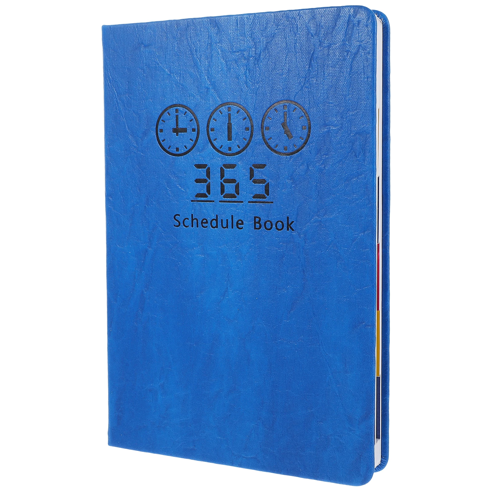 2024 Full Year Planner A5 Red Daily Schedule Notebook Weekly Plan Pad Appointment Notepad Efficient