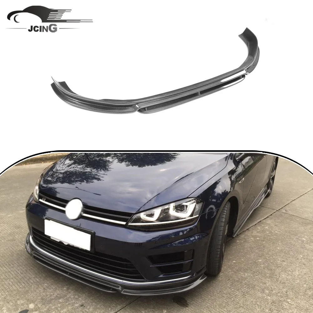 

Накладка на передний бампер из карбона для Volkswagen VW GOLF 7 VII MK7 R R-LINE 2014-2017