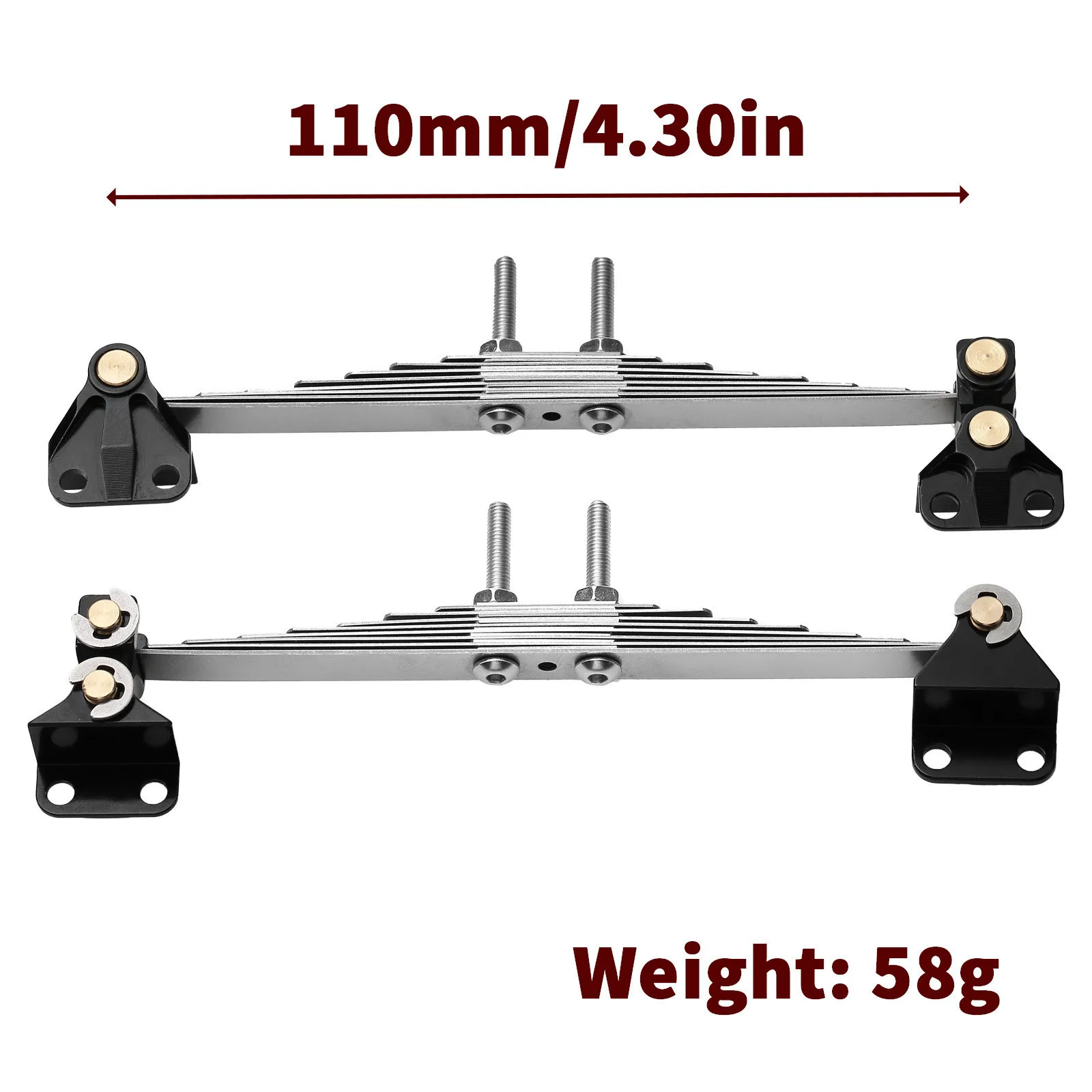 

1/14 Front Power Suspension Plate Metal Kit For Tamiya 1/14 RC Trailer Truck Tractor Powered Suspension RC Car Modification