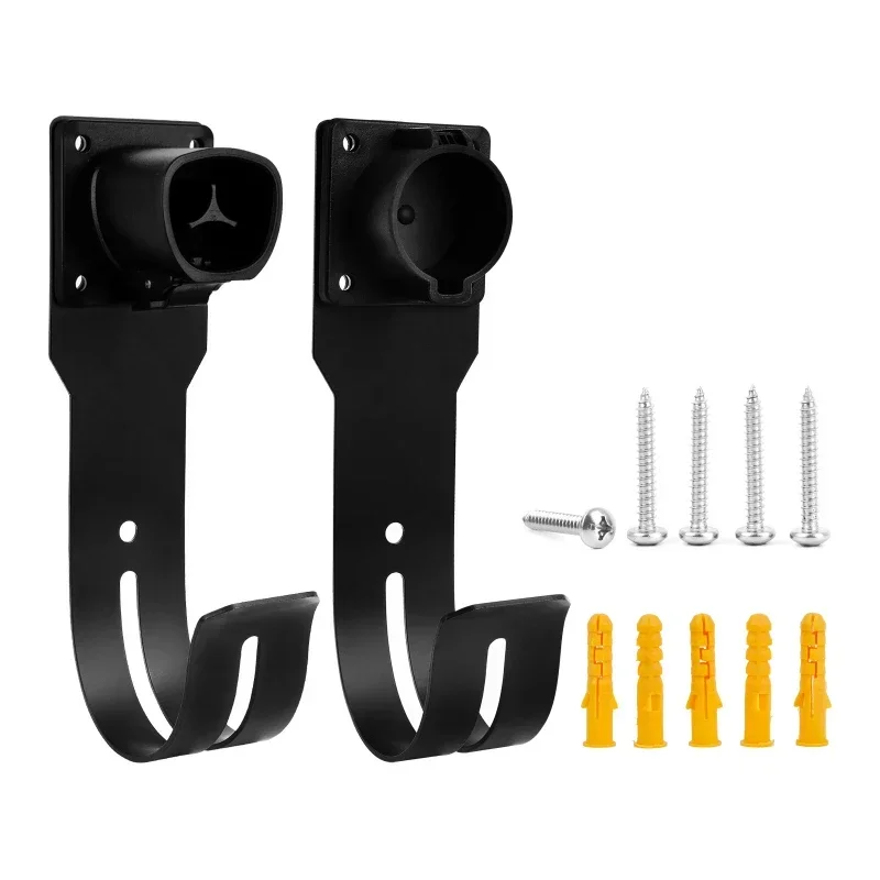 EV Charger Holder Set Type1 Electric Vehicle Tesla Plug Charging Cable Holder Electric Car Charging Gun Head Socket