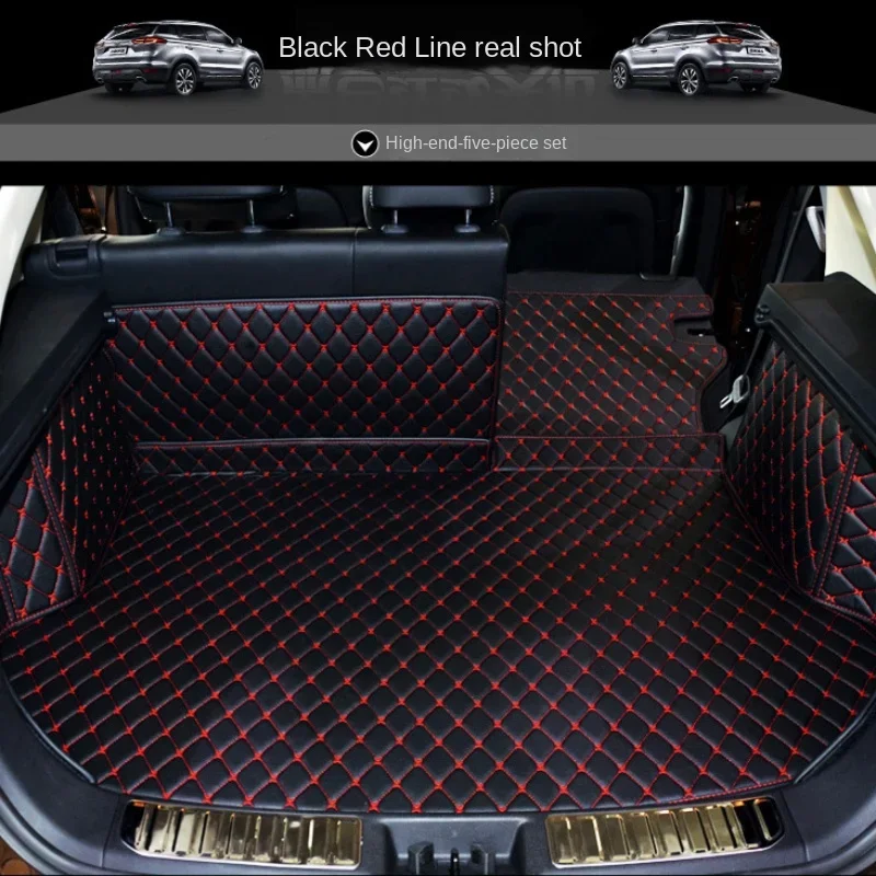 Full Coverage Custom Car Trunk Mats for Hyundai Palisade 6 seat Interior Details Car Accessories Carpet