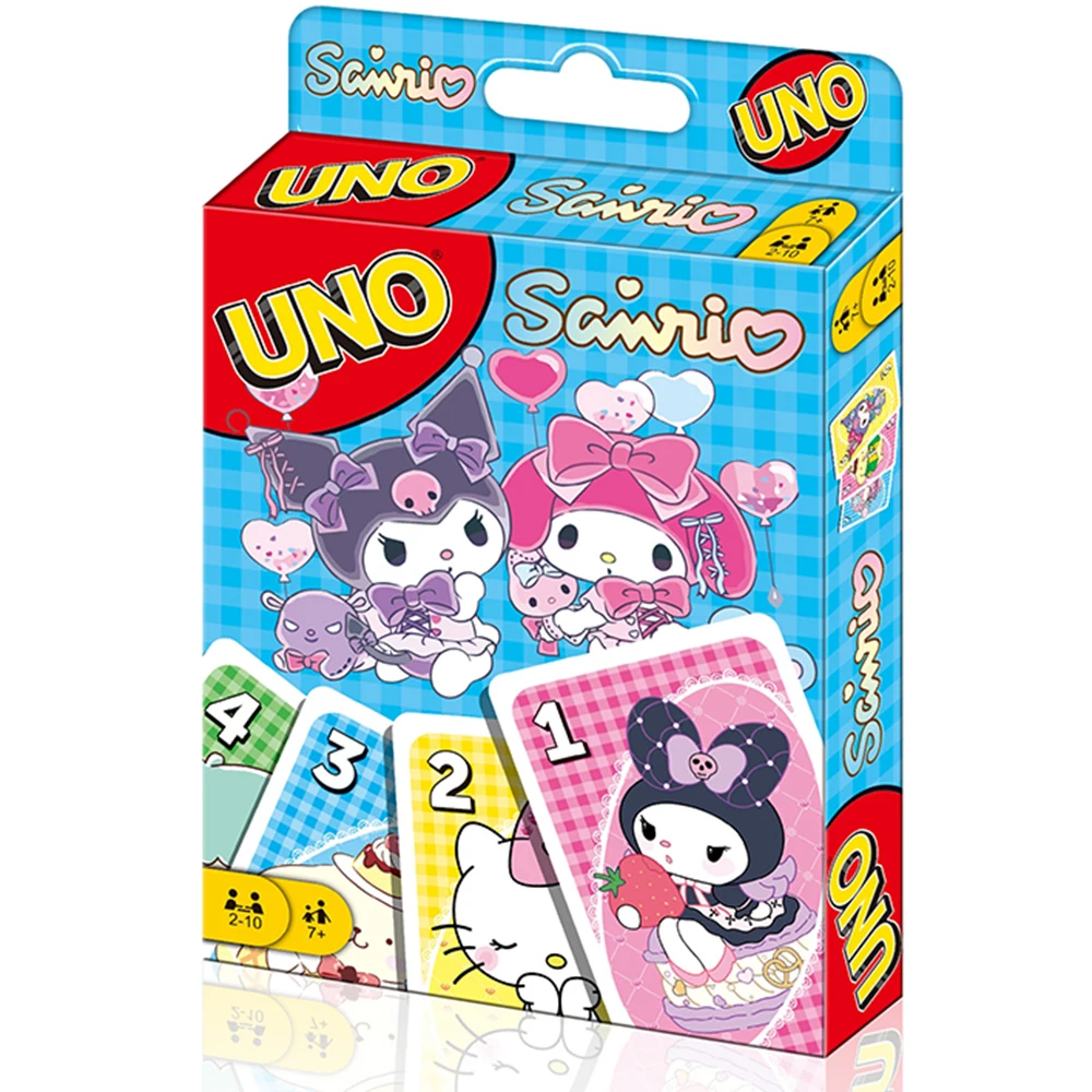 UNO Sanrio Matching Card Game Tom And Jerry Multiplayer Family Party Boardgame Funny Friends Entertainment Poker