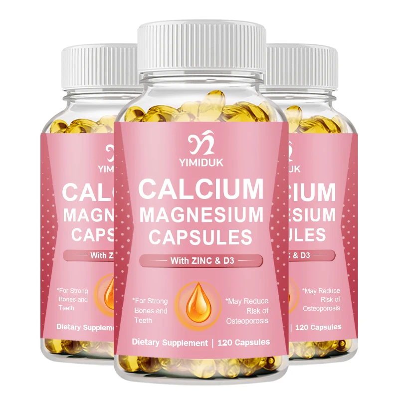 

Капсулы с цинком и магнием кальциями Витамин D3 помогают поддерживать кости, зубы, сердце и улучшить функцию иммунной системы.