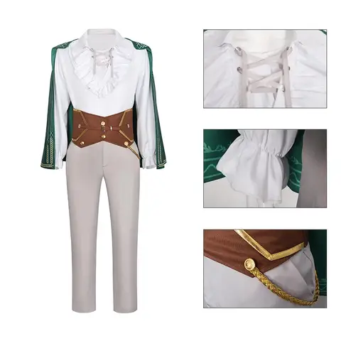 Anime Frieren Funeral Himmel KFC Colonel Cosplay Uniform Full Set Kentucky Fried Chicken Halloween Performance Costume For Adult