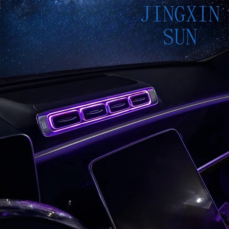 Applicable to the front and rear rows of cars to emit trend ambient lights