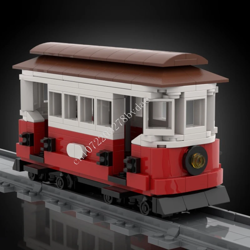 

271PCS MOC Street Car City Train Set Express locomotive Model Building Block Architecture DIY Education Assembly Sets Toys Gifts