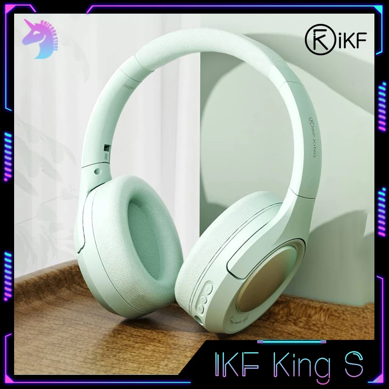 

Беспроводные Bluetooth-наушники Ikf King S, проводная гарнитура с активным шумоподавлением, басами и микрофоном, время работы 80 часов, режим игры